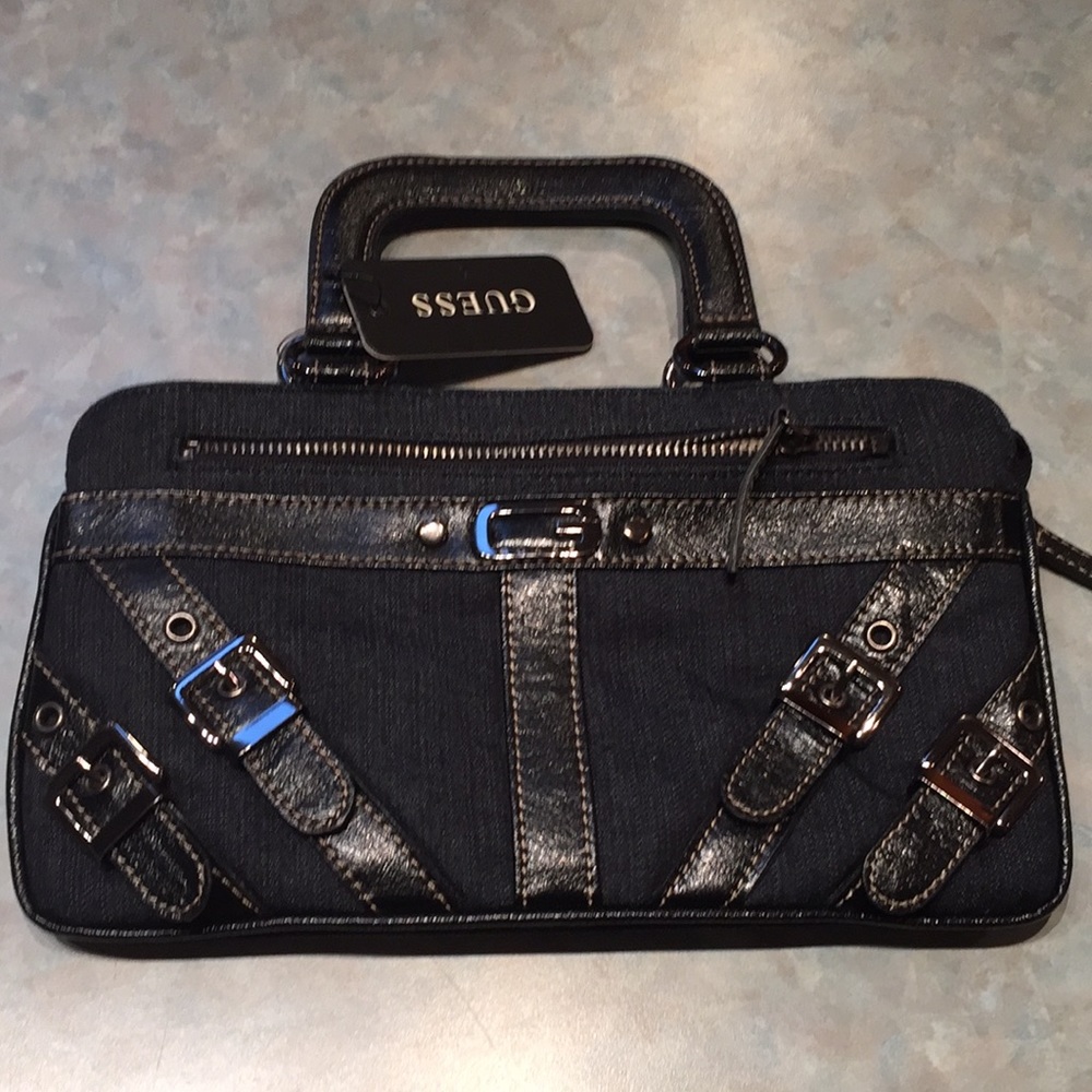 Guess denim purse